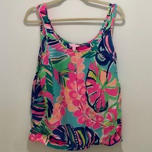 Lilly Pulitzer sleeveless tank blouse size S